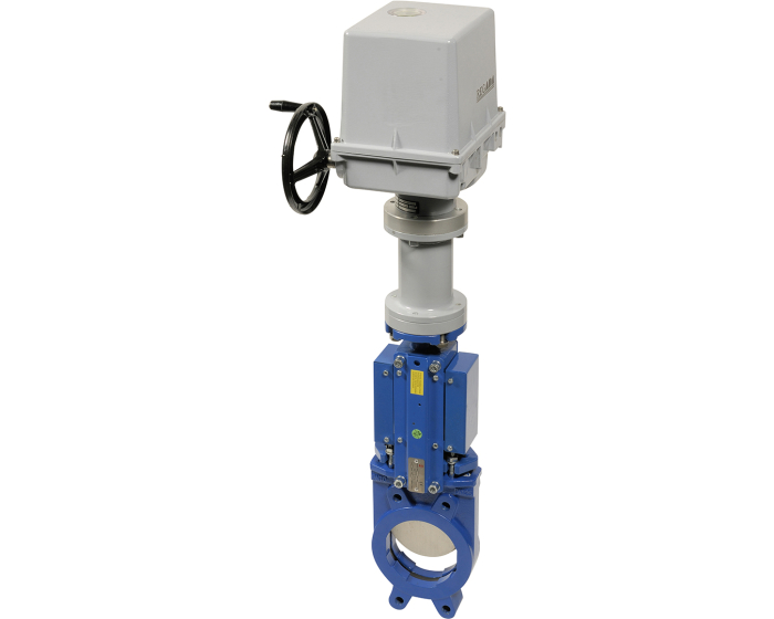 Cast iron knife gate valve 178 DN50 + SO2 230V AC